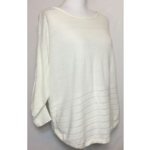 a.n.a Sweaters - 3/$25 A.N.A. Womans Petite Ivory Knit Dolman Top